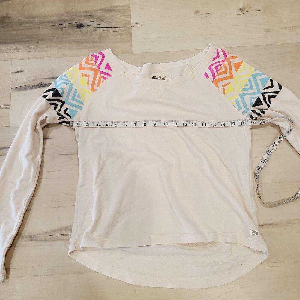 Billabong Wide Neck Sweatshirt With Neon Detail - Picture 5 of 5